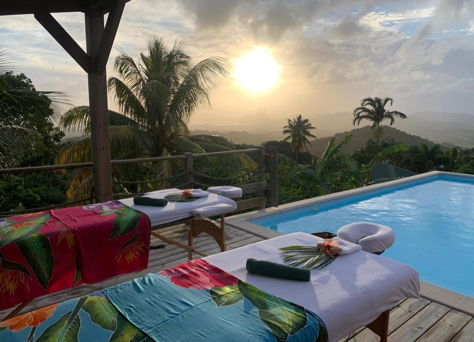 Villa Cosaroe 6-14 Pers Piscine Et Superbe Vue Mer Panoramique Riviere-Salee Exteriér fotografie