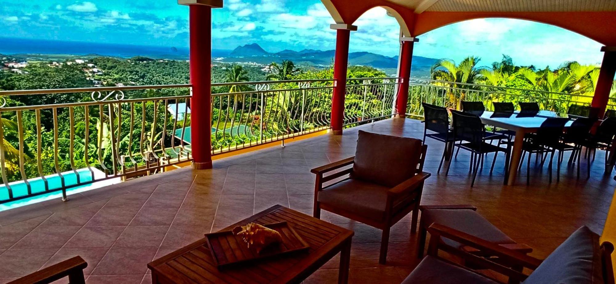 Villa Cosaroe 6-14 Pers Piscine Et Superbe Vue Mer Panoramique Riviere-Salee Exteriér fotografie