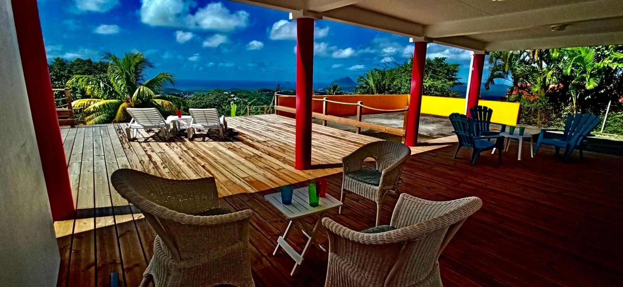 Villa Cosaroe 6-14 Pers Piscine Et Superbe Vue Mer Panoramique Riviere-Salee Exteriér fotografie