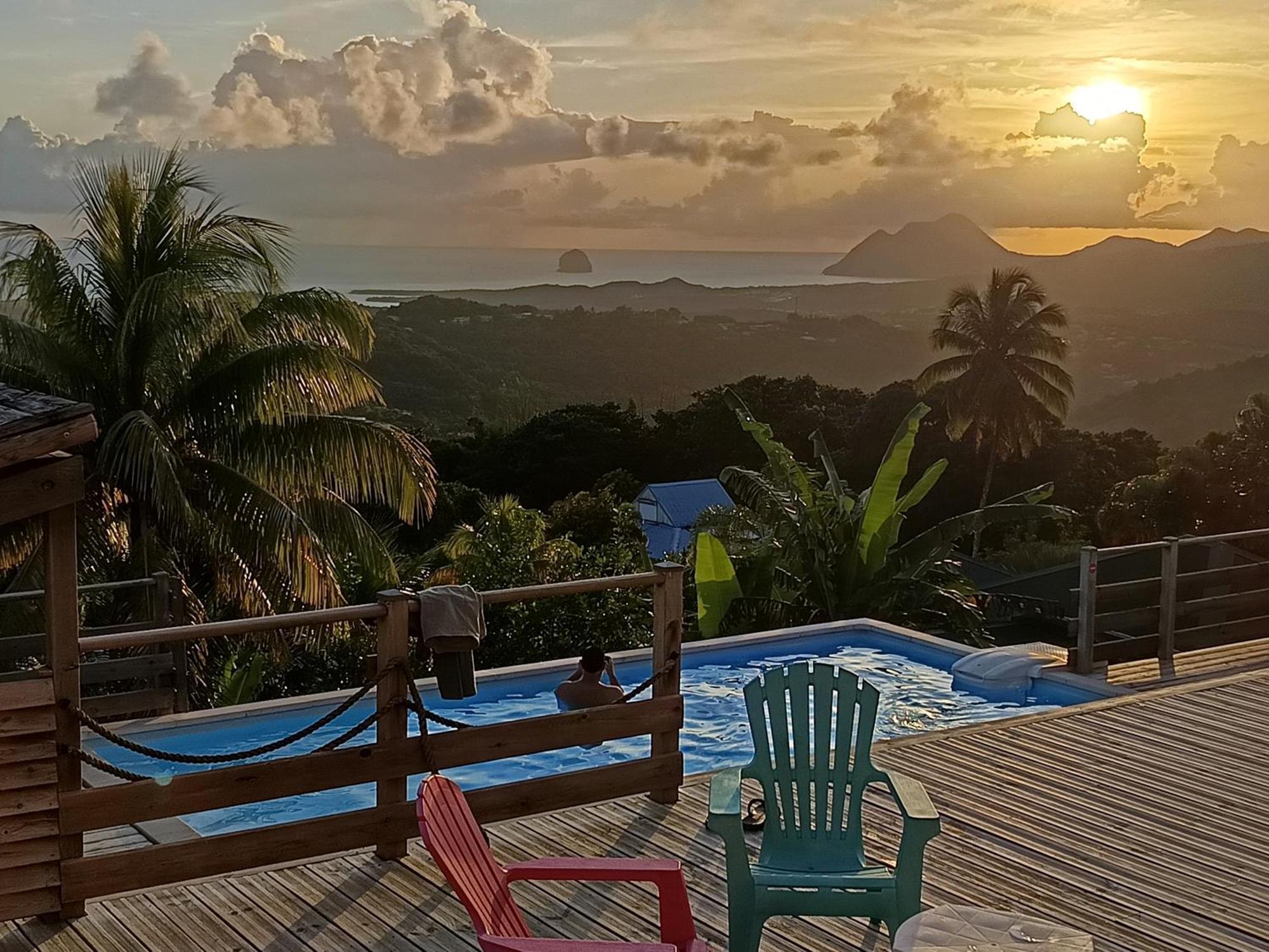 Villa Cosaroe 6-14 Pers Piscine Et Superbe Vue Mer Panoramique Riviere-Salee Exteriér fotografie